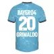 Camiseta Bayer 04 Leverkusen Alejandro Grimaldo 20 Hombre Tercera 23/24