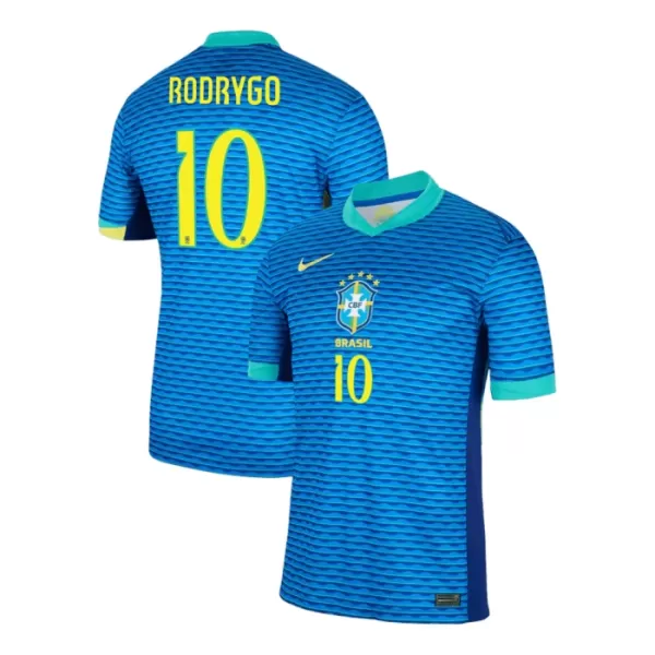 Camiseta Brasil Rodrygo 10 Hombre Segunda 2024