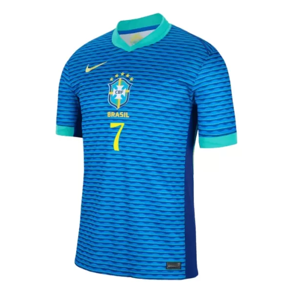 Camiseta Brasil Vini JR 7 Hombre Segunda 2024