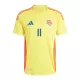 Camiseta Colombia Juan Cuadrado 11 Hombre Primera 2024