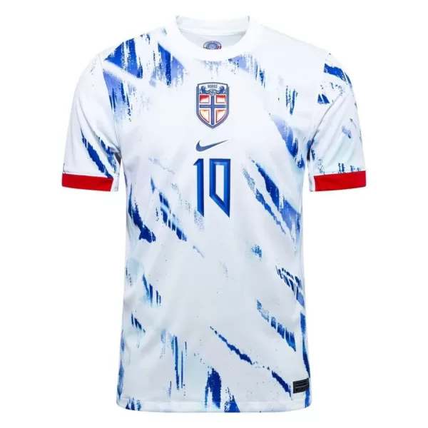 Camiseta Noruega Odegaard 10 Hombre Segunda 2024