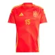 Camiseta España Alex Baena 15 Hombre Primera Euro 2024