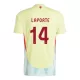 Camiseta España Aymeric Laporte 14 Hombre Segunda Euro 2024