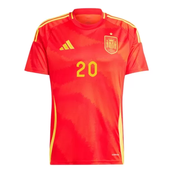 Camiseta España Daniel Carvajal 20 Hombre Primera Euro 2024