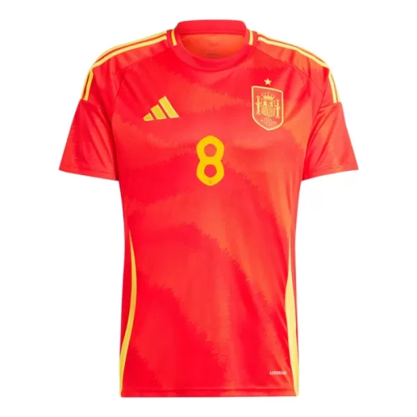 Camiseta España Fabian Ruiz 8 Hombre Primera Euro 2024
