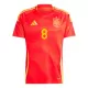 Camiseta España Fabian Ruiz 8 Hombre Primera Euro 2024