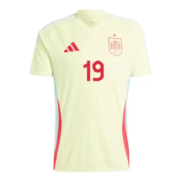 Camiseta España Lamine Yamal 19 Hombre Segunda Euro 2024