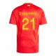 Camiseta España Mikel Oyarzabal 21 Hombre Primera Euro 2024
