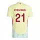 Camiseta España Mikel Oyarzabal 21 Hombre Segunda Euro 2024