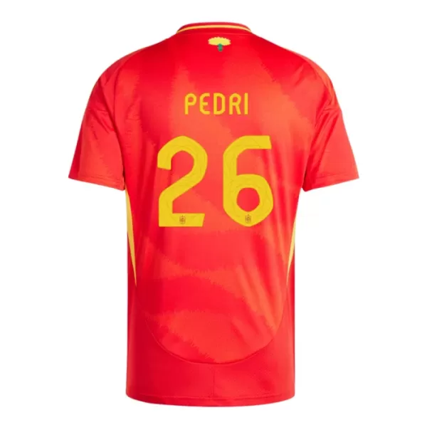 Camiseta España Pedri 26 Hombre Primera Euro 2024