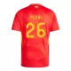Camiseta España Pedri 26 Hombre Primera Euro 2024