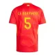 Camiseta España Robin Le Normand 5 Hombre Primera Euro 2024