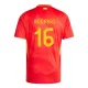 Camiseta España Rodrigo 16 Hombre Primera Euro 2024