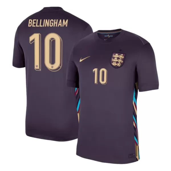 Camiseta Inglaterra Bellingham 10 Hombre Segunda Euro 2024