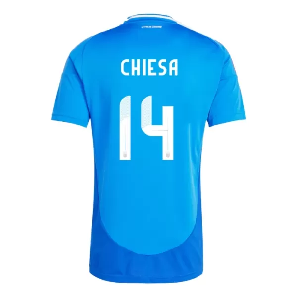 Camiseta Italia Federico Chiesa 14 Hombre Primera Euro 2024