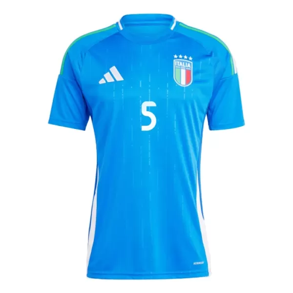 Camiseta Italia Manuel Locatelli 5 Hombre Primera Euro 2024