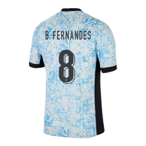 Camiseta Portugal Bruno Fernandes 8 Hombre Segunda Euro 2024