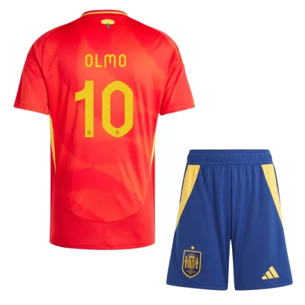 Conjunto España Dani Olmo 10 Niño Primera Euro 2024