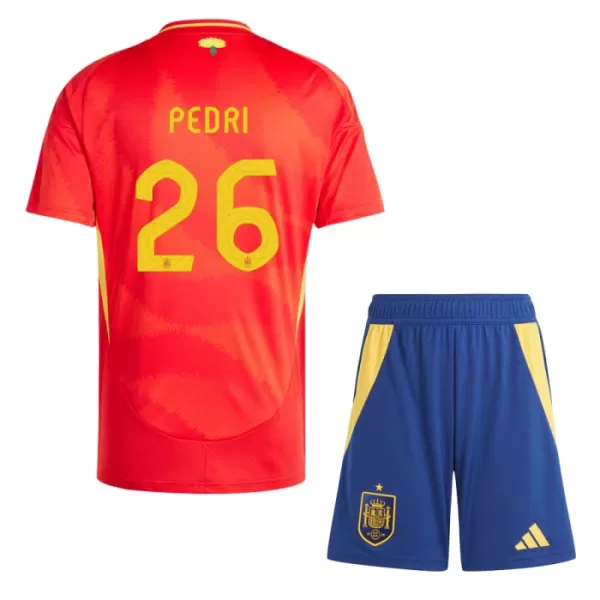 Conjunto España Pedri 26 Niño Primera Euro 2024