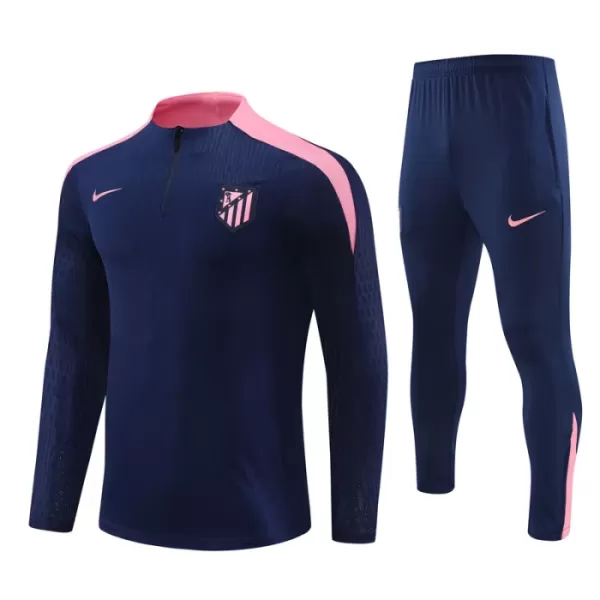 Atlético Madrid Sudadera De Entrenamiento Niño Cremallera Cuarto 24/25 Navy