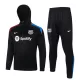 Barcelona Hoodie Sudadera De Entrenamiento Hombre Cremallera Cuarto 24/25 Negra