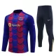 Barcelona Sudadera De Entrenamiento Hombre Cremallera Cuarto 24/25 Azul