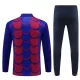 Barcelona Sudadera De Entrenamiento Hombre Cremallera Cuarto 24/25 Azul