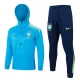 Brasil Hoodie Sudadera De Entrenamiento Niño Cremallera Cuarto 24/25 Azul