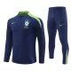 Brasil Sudadera De Entrenamiento Hombre Cremallera Cuarto 24/25 Navy