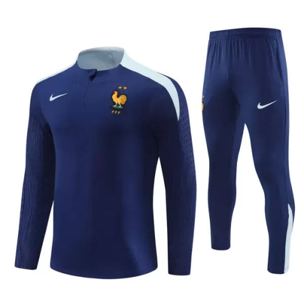 Francia Sudadera De Entrenamiento Hombre Cremallera Cuarto 24/25 Navy