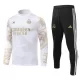 Real Madrid Sudadera De Entrenamiento Hombre Cremallera Cuarto 24/25 Blanca