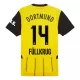 Camiseta Borussia Dortmund Fullkrug 14 Hombre Primera 24/25