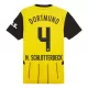 Camiseta Borussia Dortmund N. Schlotterbeck 4 Hombre Primera 24/25