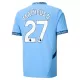 Camiseta Manchester City Matheus Nunes 27 Hombre Primera 24/25