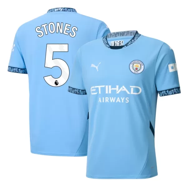 Camiseta Manchester City Stones 5 Hombre Primera 24/25