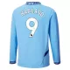 Camiseta Manga Larga Manchester City Haaland 9 Hombre Primera 24/25