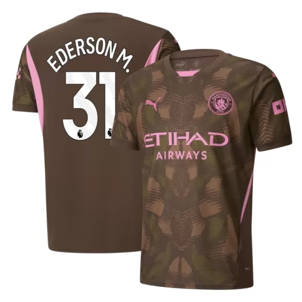 Camiseta Portero Manchester City Ederson 31 Hombre Primera 24/25