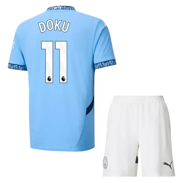 Conjunto Manchester City Doku 11 Niño Primera 24/25