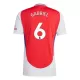 Camiseta Arsenal Gabriel 6 Hombre Primera 24/25