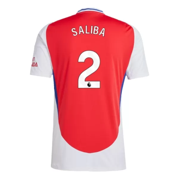 Camiseta Arsenal Saliba 2 Hombre Primera 24/25