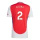 Camiseta Arsenal Saliba 2 Hombre Primera 24/25