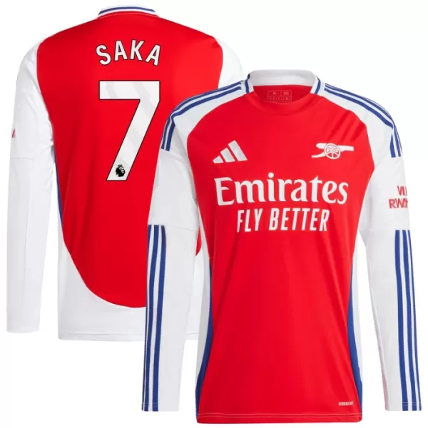 Camiseta Manga Larga Arsenal Saka 7 Hombre Primera 24/25