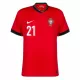 Camiseta Portugal Diogo J. 21 Hombre Primera Euro 2024