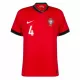 Camiseta Portugal Rúben Dias 4 Hombre Primera Euro 2024