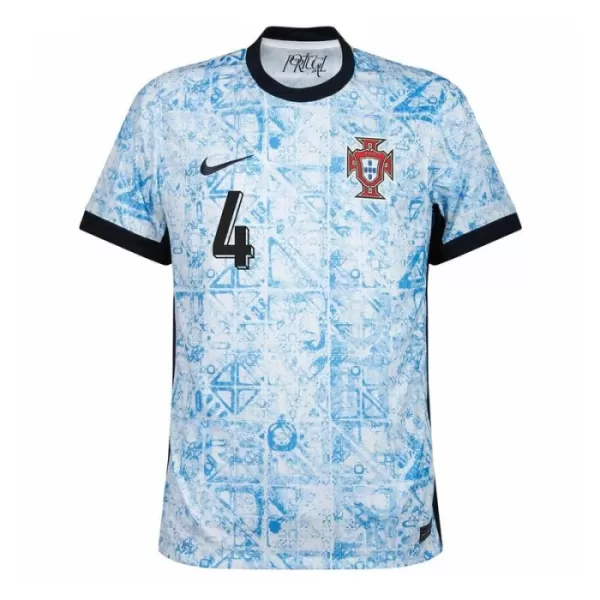 Camiseta Portugal Rúben Dias 4 Hombre Segunda Euro 2024