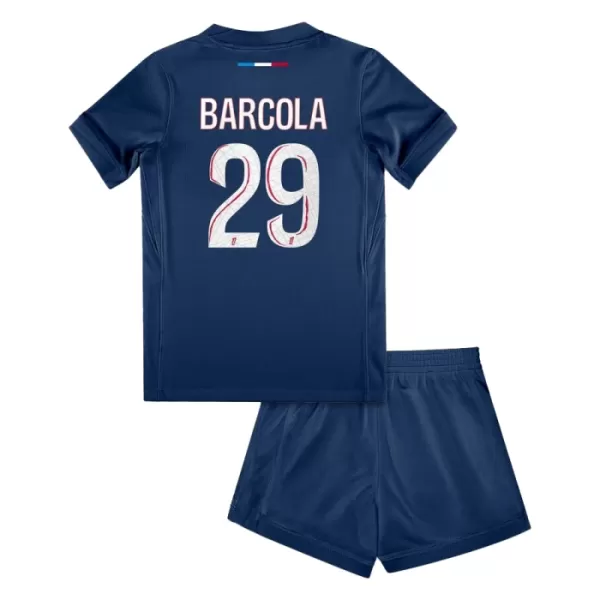 Conjunto Paris Saint-Germain Bradley Barcola 29 Niño Primera 24/25