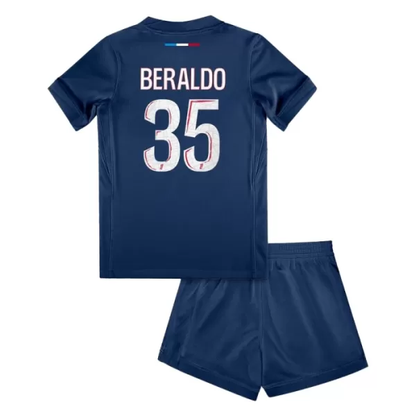 Conjunto Paris Saint-Germain Lucas Beraldo 35 Niño Primera 24/25