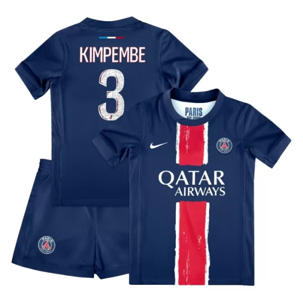 Conjunto Paris Saint-Germain Presnel Kimpembe 3 Niño Primera 24/25