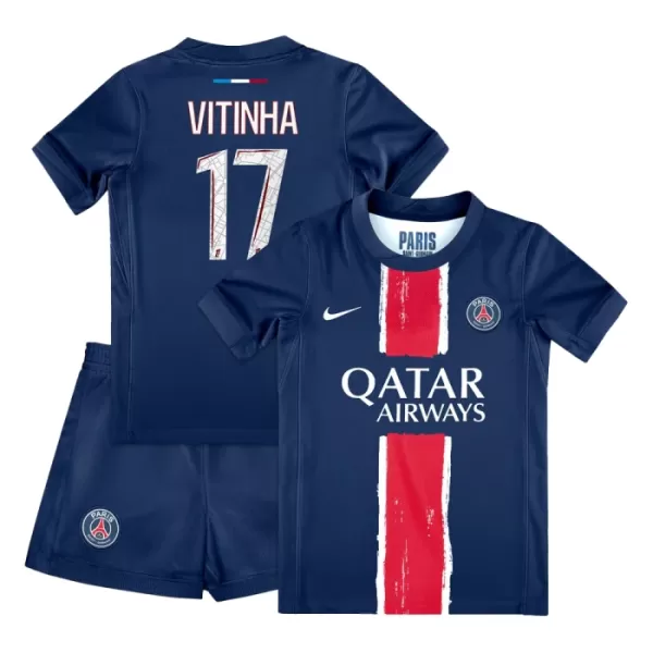 Conjunto Paris Saint-Germain Vitinha 17 Niño Primera 24/25