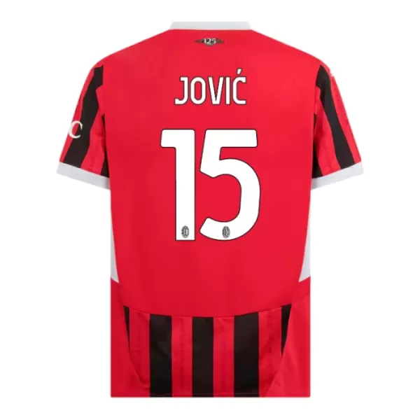 Camiseta AC Milan Jovic 15 Hombre Primera 24/25